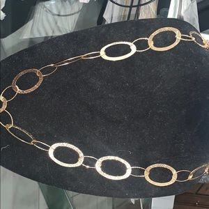 Gold Extended Necklace W/ Earrings